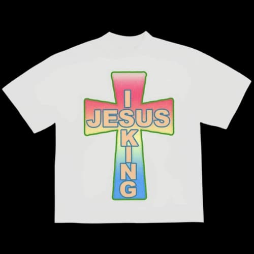 Kanye West AWGE for JIK Cross T-Shirt White