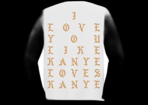 Kanye West Cape Town Pablo Pop-Up Kanye Loves Kanye L/S Tee White