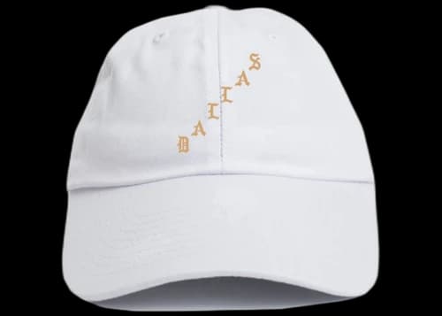 Kanye West Dallas Pablo Pop-Up Hat White