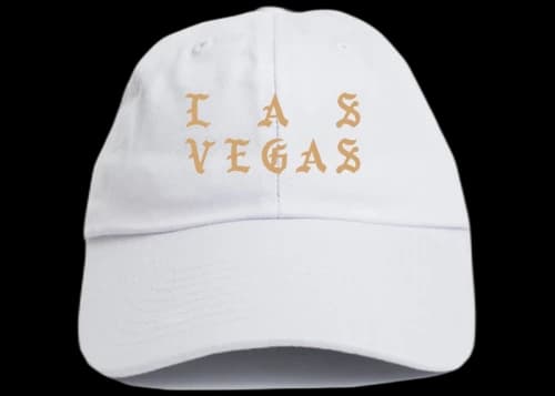 Kanye West Las Vegas Pablo Pop-Up Hat White