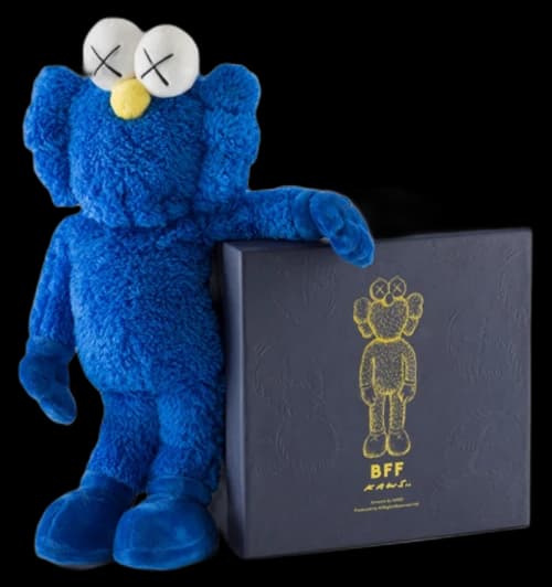 KAWS BFF Plush Blue