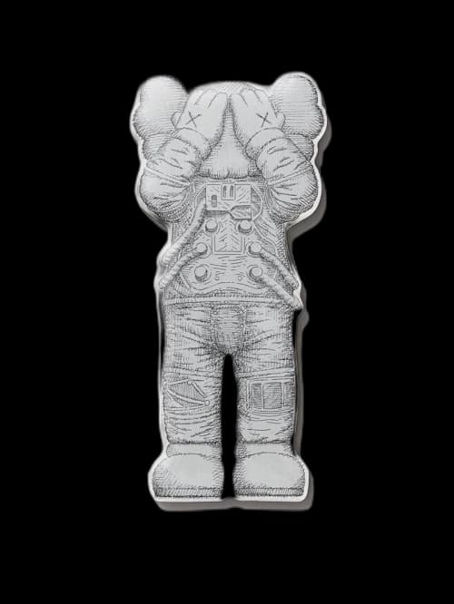 KAWS Brooklyn Museum WHAT PARTY SPACE Magnet White