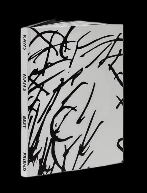KAWS Man's Best Friend Hardcover Book White