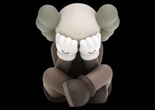 KAWS Separated Vinyl Figure Brown