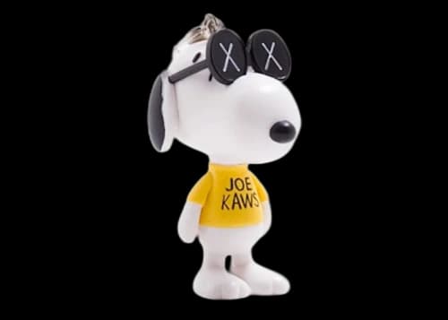 KAWS Snoopy Keychain White