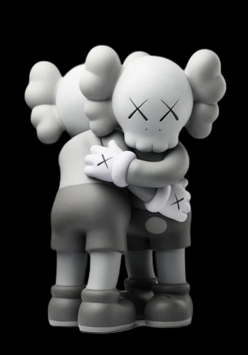 KAWS Together Vinyl Figure Grey
