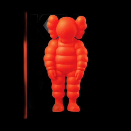 KAWS What Party Hard Cover Book Orange