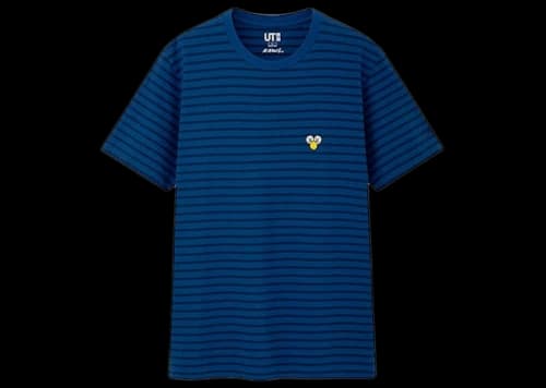KAWS x Uniqlo BFF Striped Tee (Japanese Sizing) Blue