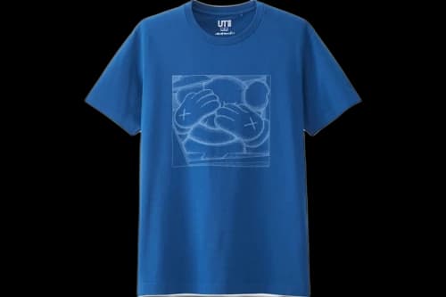 KAWS x Uniqlo Chum Tee Blue