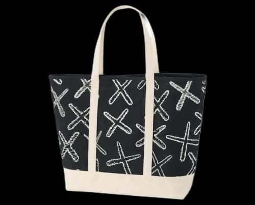 KAWS x Uniqlo X Logo Tote Bag Black