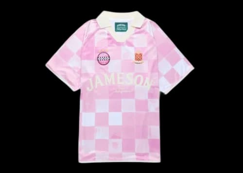 KidSuper x Jameson Pink Check Jersey Multicolor