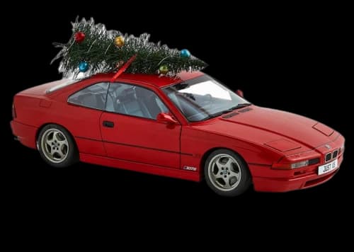 Kith 850 CSI E31 BMW Diecast Model Replica Red