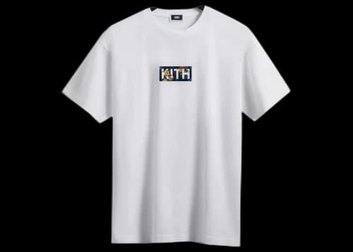 Kith Begonia Floral Classic Logo Tee White