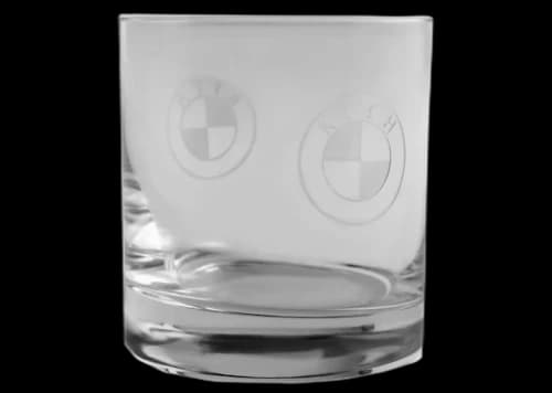 Kith BMW Roundel Whiskey Glass Clear