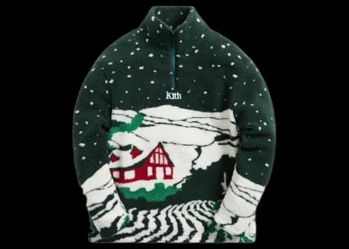 Kith Claremont Sherpa Quarter Zip Stadium