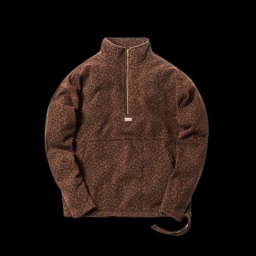 Kith Classic Half Zip Pullover Cheetah