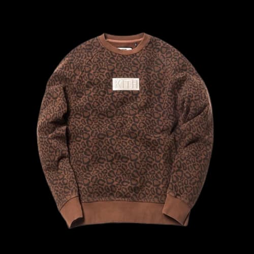 Kith Classic Logo Crewneck Cheetah