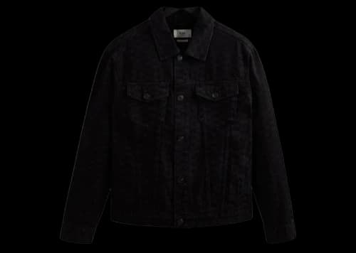 Kith Classic Logo Monogram Laight Denim Jacket Black