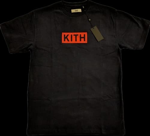 Kith Classic Logo Tee Navy/Red