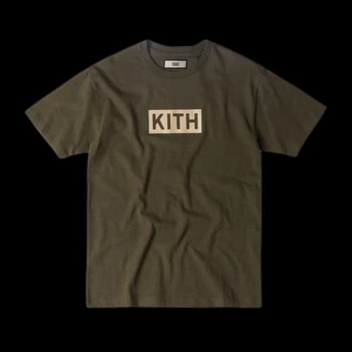 Kith Classic Logo Tee Olive