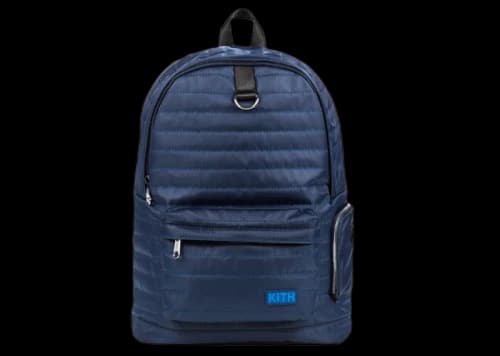 Kith Classics Quilted Backpack Navy