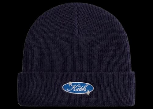 Kith Clean Script Acrylic Beanie Nocturnal