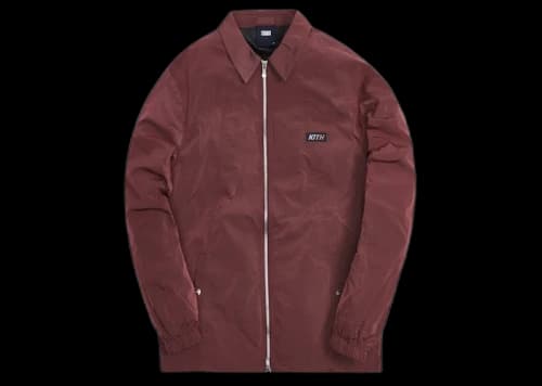 Kith Coaches Wrinkle Nylon Jacket Roan Rouge