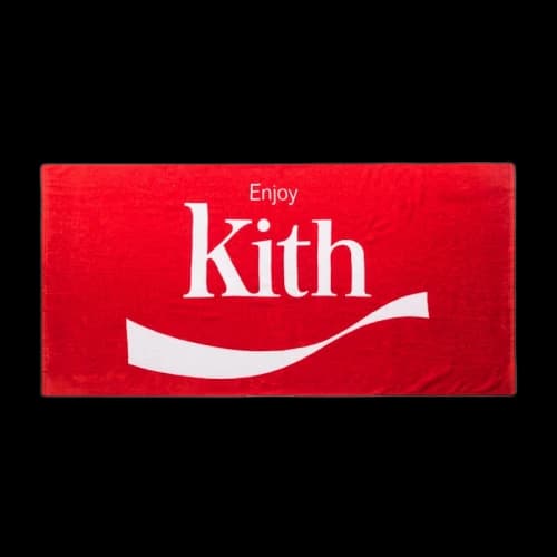 Kith Coca Cola Enjoy Beach Towel Red