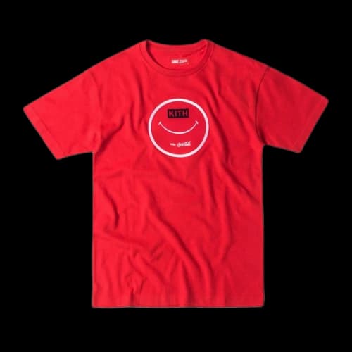 Kith Coca Cola Smile With Coke Tee Red