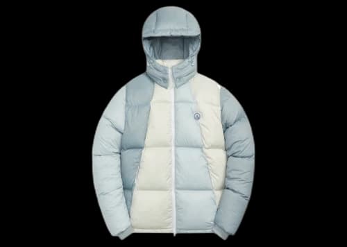 Kith Colorblocked Midi Puffer Mist