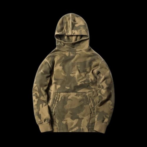 Kith Double Pocket Hoodie Woodland Camo