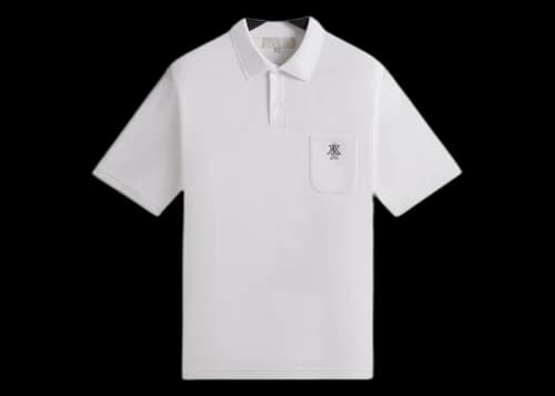 Kith Ethan Pique Polo White