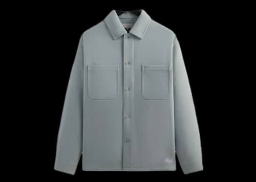Kith Felted Jersey Ace Buttondown Brine