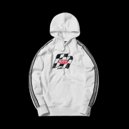 Kith Flag Wave Hoodie White