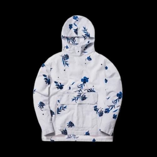 Kith Floral Seersucker Harrison Pullover Grey