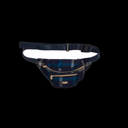 Kith for Bergdorf Goodman Astor Plaid Waist Bag Blue