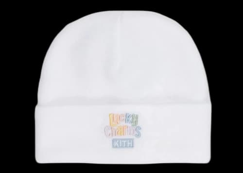 Kith for Lucky Charms Logo Beanie White