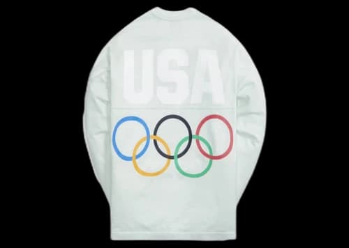 Kith for Team USA 5 Rings L/S Spirit Tee Glisten