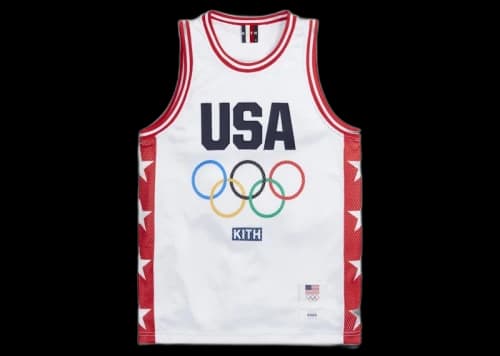 Kith for Team USA Basketball Jersey White