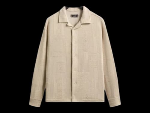 Kith Geometric Knit Cohen Shirt Hallow