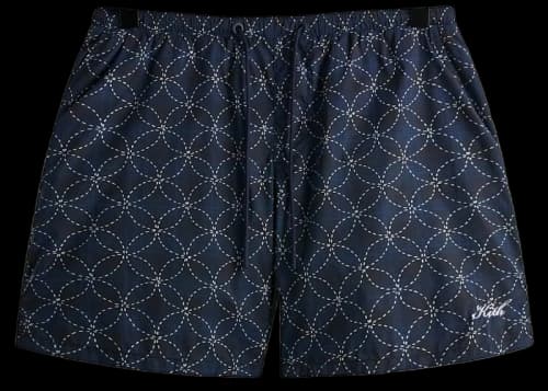 Kith Geometric Stitch Active Swim Short Nocturnal