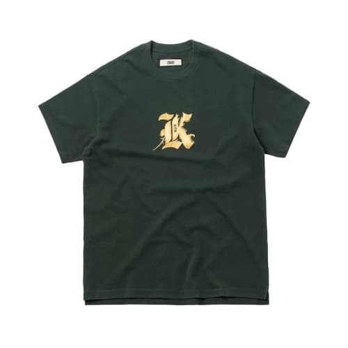 Kith Gothic K Tee Forest Green