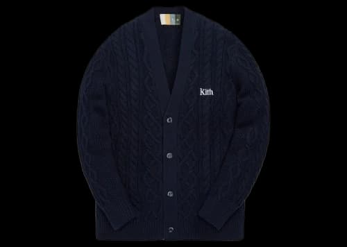 Kith Gramercy Cable Cardigan Nocturnal