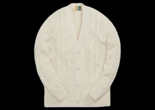 Kith Gramercy Cable Cardigan Sandrift