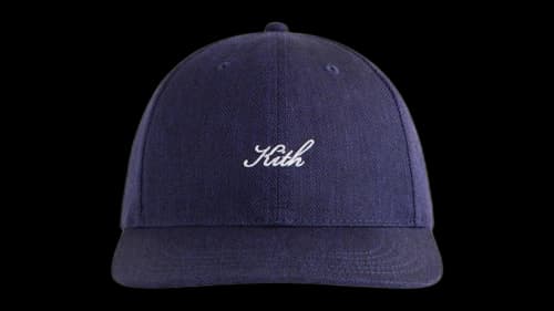 Kith Herringbone Snap Aaron Classic Cap Nocturnal