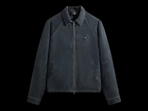 Kith Indigo Velour Efron Blouson Jacket Placid