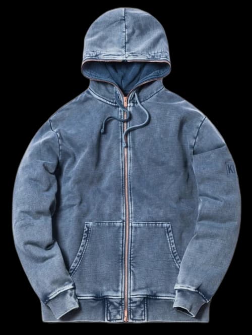 Kith Indigo Williams Hoodie Medium Indigo
