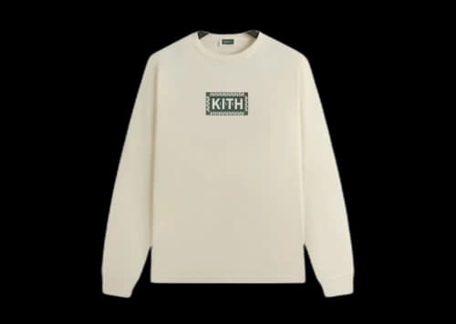 Kith Ivy Classic Logo Long Sleeve Tee Sandrift
