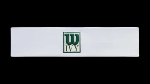 Kith Ivy Wilson Logo Wide Headband White