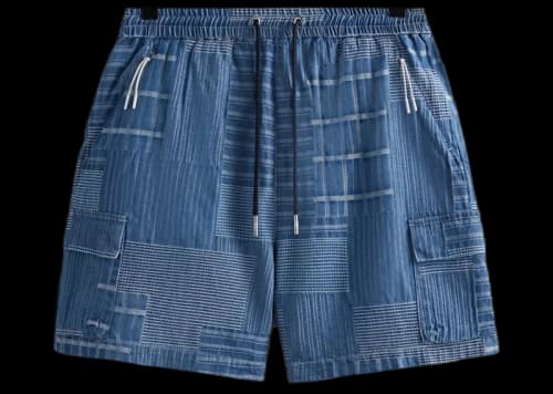Kith Japanese Indigo Jacquard Wolcott Short Indigo